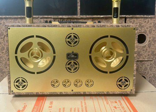 LOA KÉO KIOMIC K8016 2 tấc 2 bass 20  3 loa trung 5 loa treb 10 đường tiến - tặng kèm 2 mic không dây - MAZIMAR